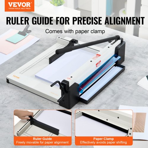 Heavy Duty Paper Cutter 17 Industrial Commercial Guillotine Paper Cutter