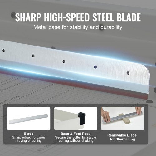 Heavy Duty Paper Cutter 17 Industrial Commercial Guillotine Paper Cutter