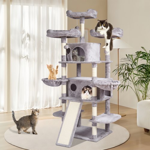 Cat Tree for Indoor Cats 685 Cat Tower with 2 Cat Condos Sisal