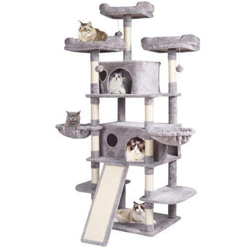 Cat Tree for Indoor Cats 685 Cat Tower with 2 Cat Condos Sisal