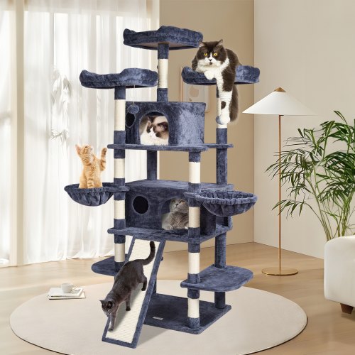 Cat Tree for Indoor Cats 685 Cat Tower with 2 Cat Condos Sisal
