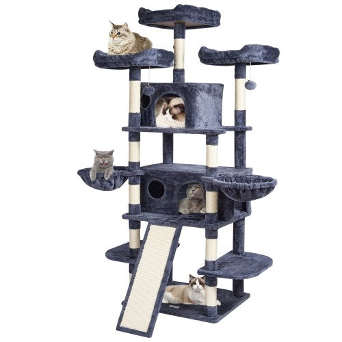 Cat Tree for Indoor Cats 685 Cat Tower with 2 Cat Condos Sisal