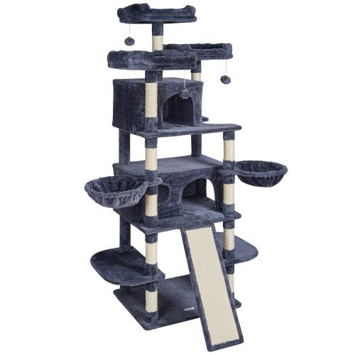Cat Tree for Indoor Cats 685 Cat Tower with 2 Cat Condos Sisal