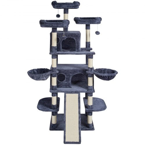 Cat Tree for Indoor Cats 685 Cat Tower with 2 Cat Condos Sisal