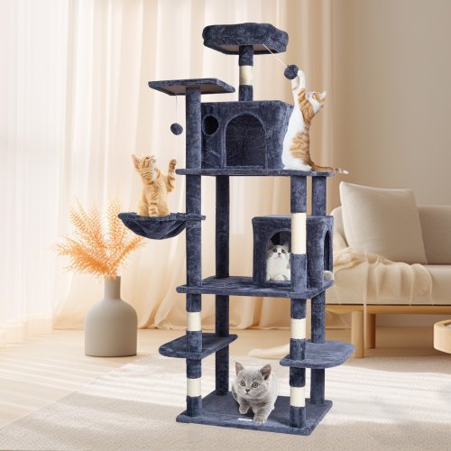 Cat Tree for Indoor Cats 685 Cat Tower with 2 Cat Condos Sisal