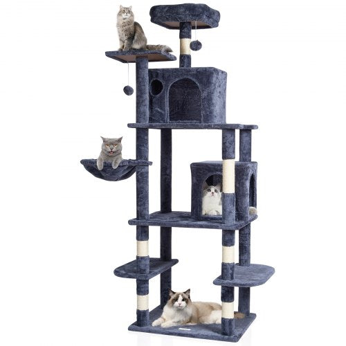 Cat Tree for Indoor Cats 685 Cat Tower with 2 Cat Condos Sisal