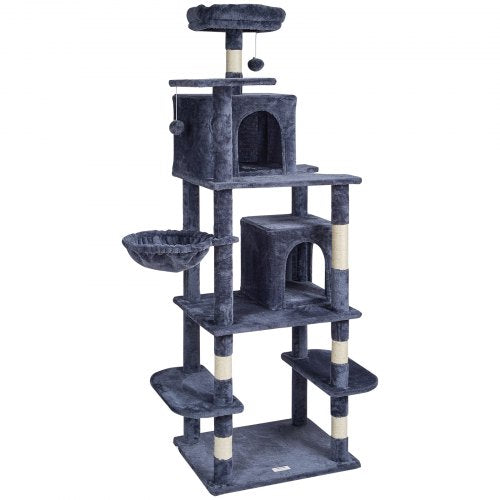 Cat Tree for Indoor Cats 685 Cat Tower with 2 Cat Condos Sisal
