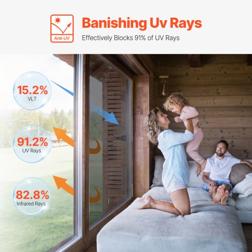 Window Privacy Film One Way Window Tint Daytime Mirror Reflective Heat