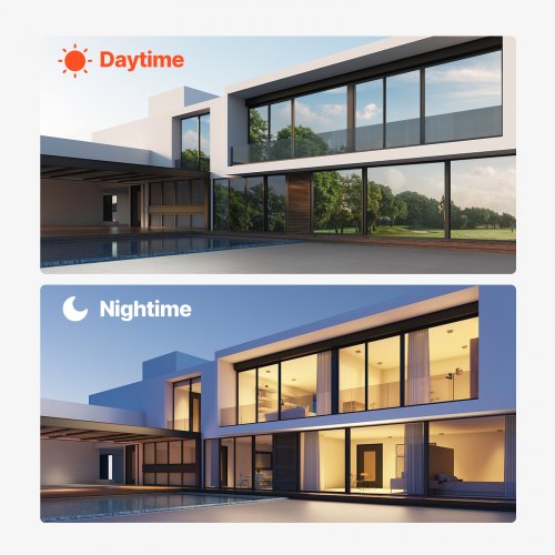 Window Privacy Film One Way Window Tint Daytime Mirror Reflective Heat