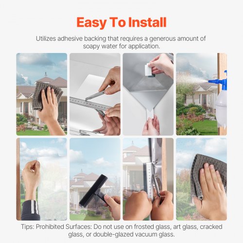 Window Privacy Film One Way Window Tint Privacy Mirror Reflective Film