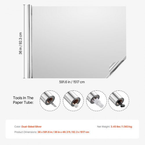 Window Privacy Film One Way Window Tint Privacy Mirror Reflective Film