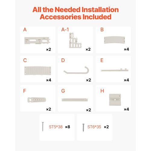 Swimming Pool Ladder 4Step Double Handrails Stairs With Nonslip Heavy Duty