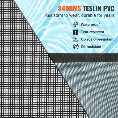 Pool Fence 4 x 12 FT Pool Fences for Inground Pools Removable Child Safety