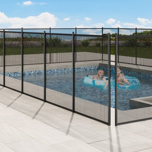 Pool Fence 4 x 48 FT Pool Fences for Inground Pools Removable Child Safety