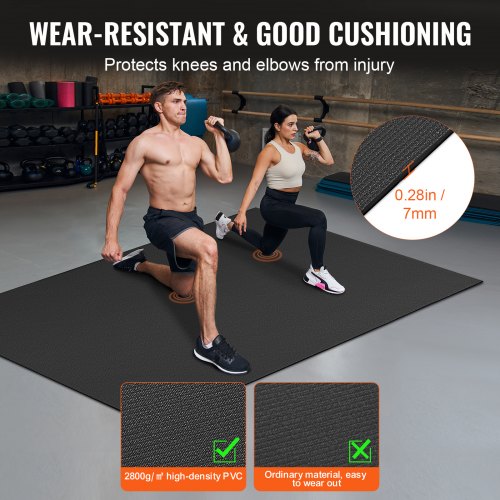 Exercise Mat Non Slip High Density Premium Yoga Mat Exercise Yoga Mat for Men