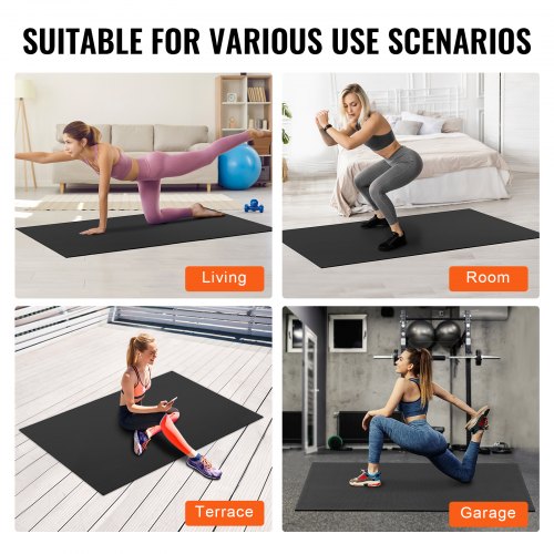 Exercise Mat Non Slip High Density Premium Yoga Mat Exercise Yoga Mat for Men