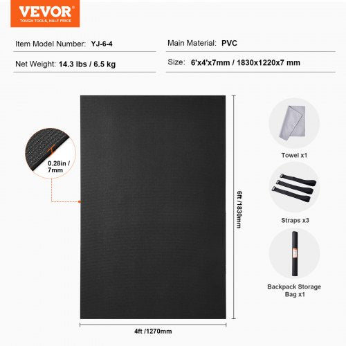 Exercise Mat Non Slip High Density Premium Yoga Mat Exercise Yoga Mat for Men