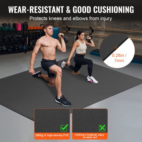 Exercise Mat Non Slip High Density Premium Yoga Mat Exercise Yoga Mat for Men