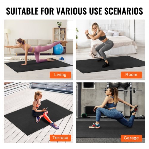 Exercise Mat Non Slip High Density Premium Yoga Mat Exercise Yoga Mat for Men