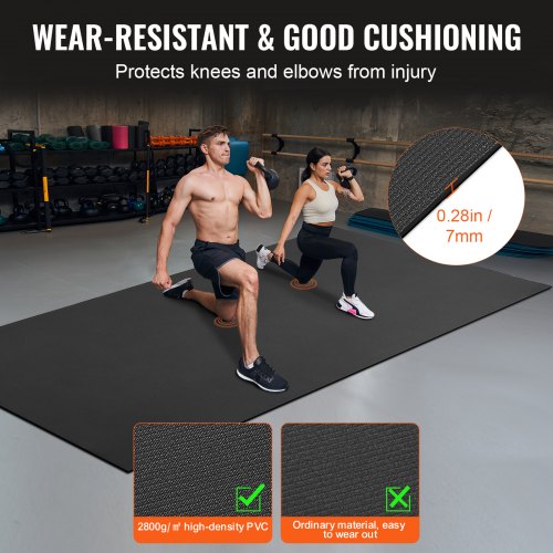 Exercise Mat Non Slip High Density Premium Yoga Mat Exercise Yoga Mat for Men