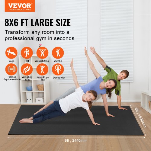 Exercise Mat Non Slip High Density Premium Yoga Mat Exercise Yoga Mat for Men