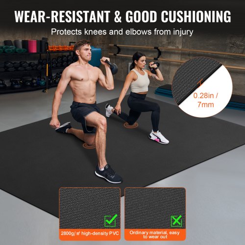 Exercise Mat Non Slip High Density Premium Yoga Mat Exercise Yoga Mat for Men