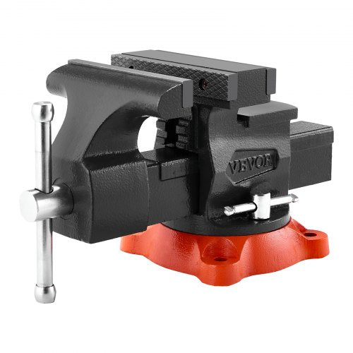 Bench Vise 55 Jaw Width 55 Max Jaw Opening Multipurpose Vise with 360°