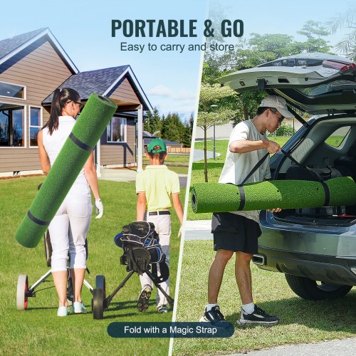 Golf Hitting Mat 5x4ft Artificial Turf Golf Hitting Mat Golf Hitting