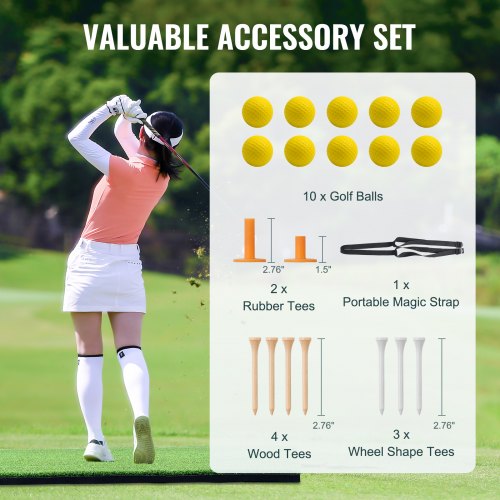 Golf Hitting Mat 5x4ft Artificial Turf Golf Hitting Mat Golf Hitting