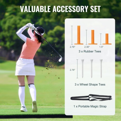 Golf Hitting Mat 5x4ft Artificial Turf Golf Hitting Mat Golf Hitting