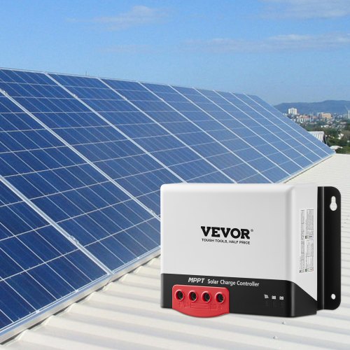 50A MPPT Solar Charge Controller 12V 24V Auto DC Input Solar Panel