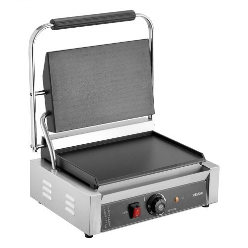 Commercial Panini Grill 1800W Electric Sandwich Maker Stainless Steel 40 8