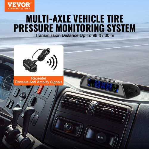 RV Tire Pressure Monitoring System 73116 PSI Trailer TPMS Universal