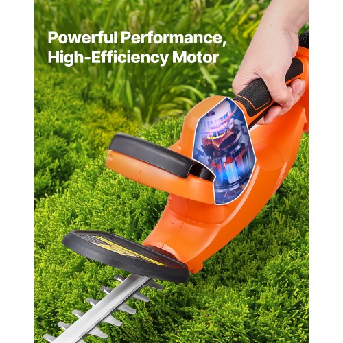 Electric Hedge Trimmer 1200 RPM Cordless Hedge Trimmer for Low Branch 20V