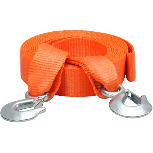 Atv Tow Strap With Hooks 2Inch X 20Foot 17000 Lbs Capacity Durable Recovery