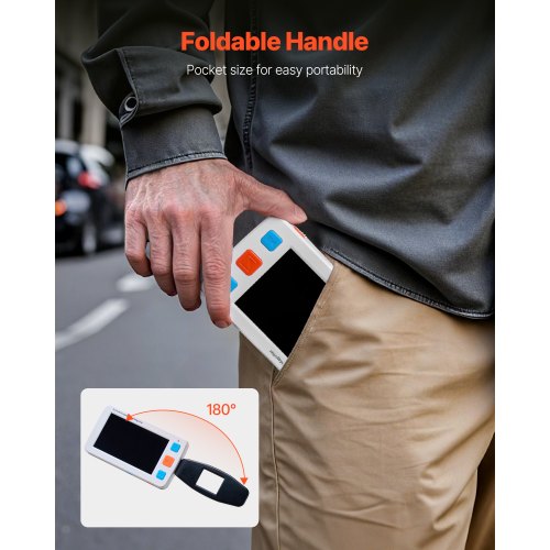 Portable Digital Magnifier 5Inch Hd Electronic Video For Low Version 4X 32X