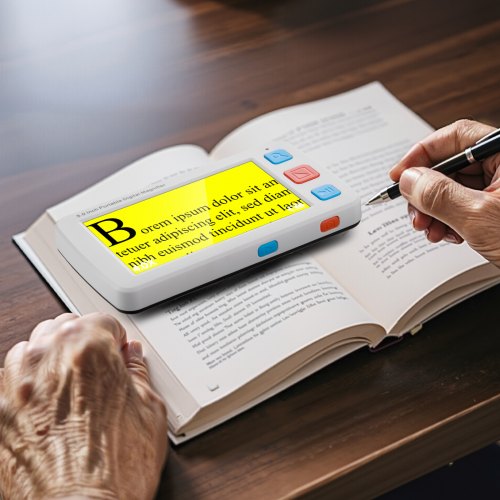 Portable Digital Magnifier 5Inch Hd Electronic Video For Low Version 4X 32X