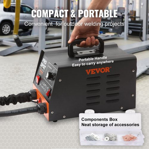 Stud Welder Dent Repair Kit 3KW Spot Welder Dent Puller with 6 Welding