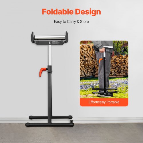 Roller Stand 250 lb Load Capacity 27 in43 in Adjustable Height Folding