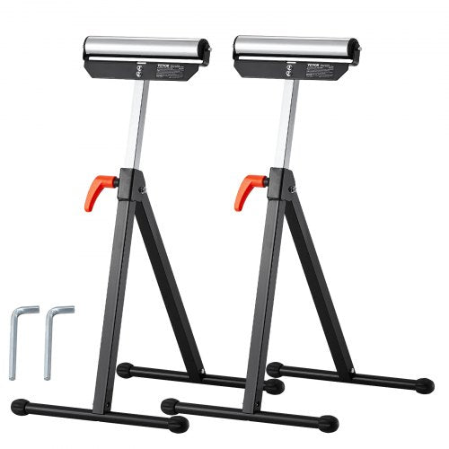 2Pack Roller Stands 135 lb Load Capacity 268425 Adjustable Height