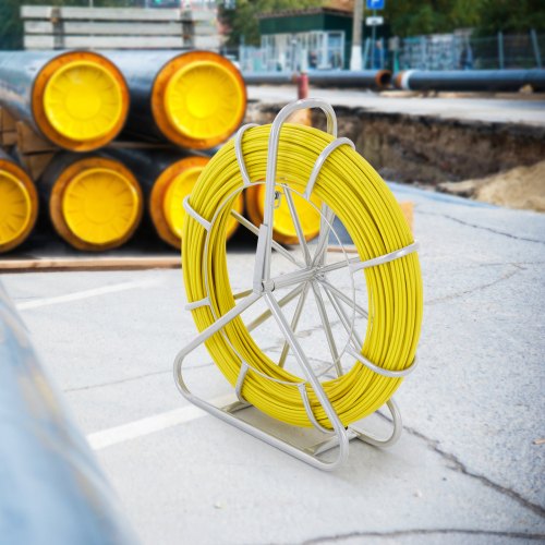 Fish Tape Fiberglass 600 ft 516 in Duct Rodder Fishtape Wire Puller