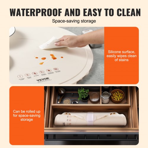 Electric Warming Tray Food Warming Mat for Buffet Rollable Portable