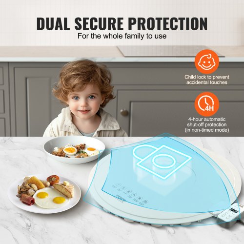 Electric Warming Tray Food Warming Mat for Buffet Rollable Portable