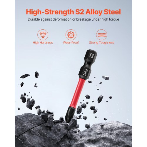 Screwdriver Bit Set 101Piece Magnetic Phillips Pozidriv Slotted