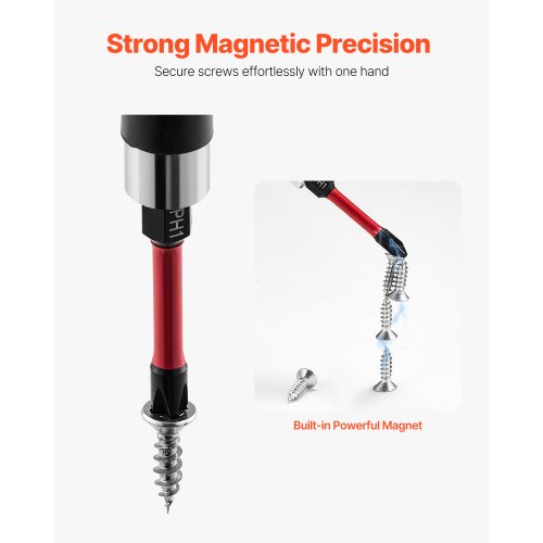 Screwdriver Bit Set 101Piece Magnetic Phillips Pozidriv Slotted