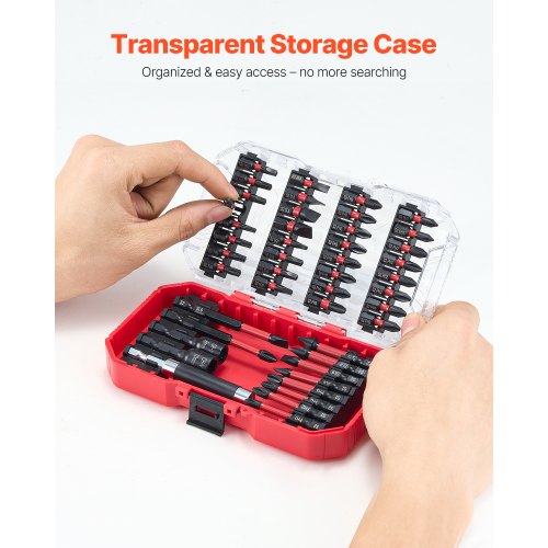 Screwdriver Bit Set 45Piece Magnetic Phillips Slotted Square Torx Bit