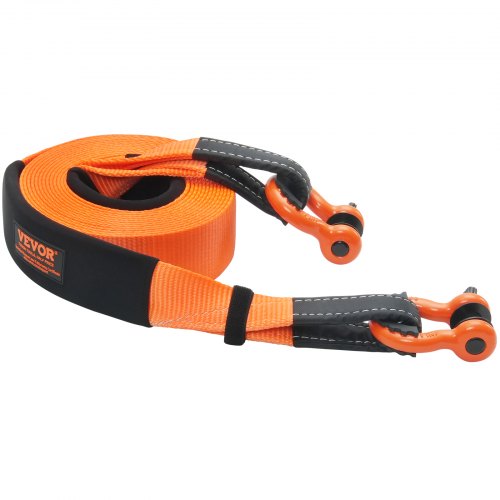Polyester Heavy Duty Tow Strap Recovery Kit 3 x 30 ft MBS36000 lbs