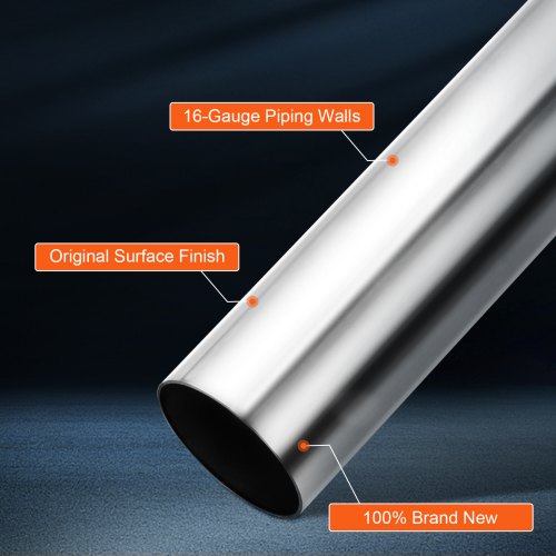 Exhaust Kit 16pcs DIY Universal Galvanized Steel Exhaust Kit with SlipFit