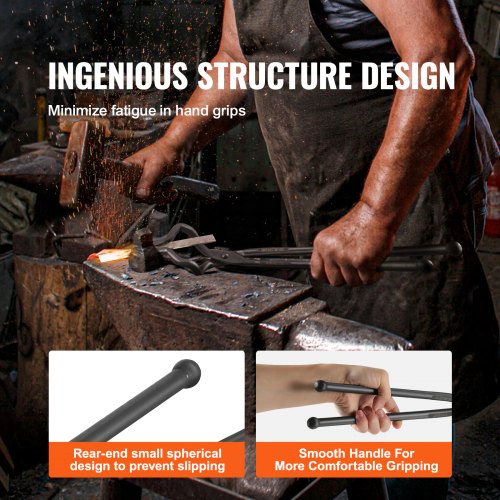 Blacksmith Tongs 18” Z VBit Tongs Carbon Steel Forge Tongs with A3 Steel