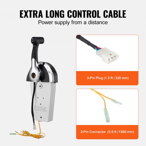 Boat Throttle Control 8M0059686 TopMounted Outboard Remote Control Box